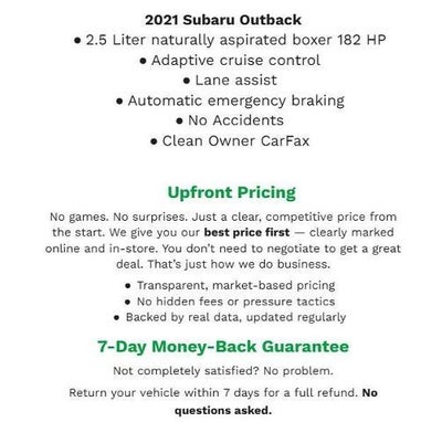 2021 Subaru Outback Premium