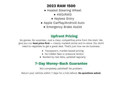 2023 RAM 1500 Laramie Crew Cab 4x4 5'7" Box