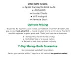 2023 GMC Acadia SLE