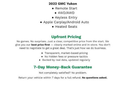 2022 GMC Yukon SLT