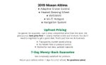2019 Nissan Altima 2.5 Platinum