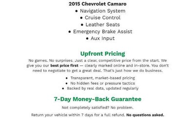 2015 Chevrolet Camaro LT