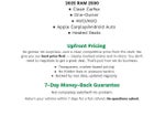 2025 RAM 2500 Limited Longhorn Crew Cab 4x4 6'4" Box