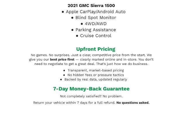 2021 GMC Sierra 1500 Elevation