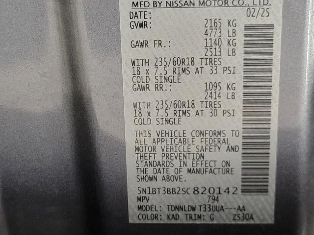 2025 Nissan Rogue SV