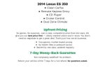 2014 Lexus ES 350 4dr Sdn