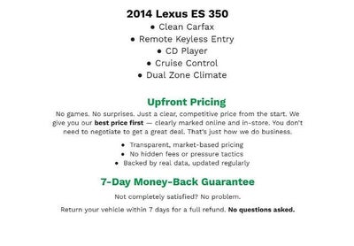 2014 Lexus ES 350 4dr Sdn