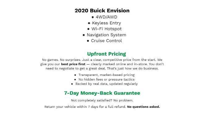 2020 Buick Envision Essence