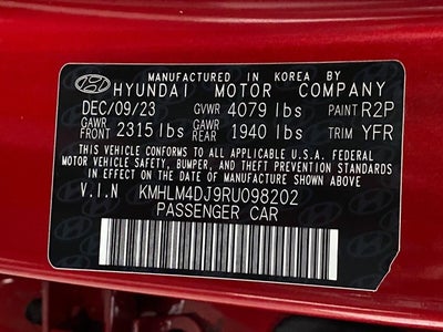 2024 Hyundai ELANTRA Hybrid Blue DCT