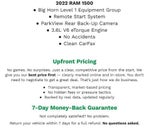 2022 RAM 1500 Big Horn 4x4 Quad Cab 6'4 Box