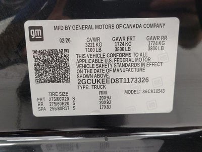 2026 Chevrolet Silverado 1500 4WD Crew Cab 147 RST