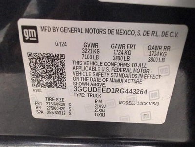2024 Chevrolet Silverado 1500 4WD Crew Cab 147 RST