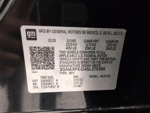 2025 Chevrolet Equinox AWD 4dr LT w/2LT