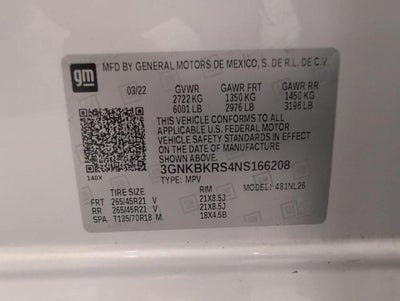 2022 Chevrolet Blazer AWD 4dr RS