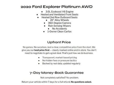 2020 Ford Explorer Platinum 4WD