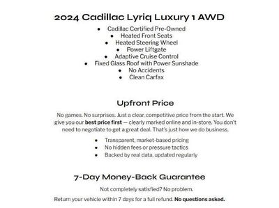 2024 Cadillac LYRIQ 4dr Luxury w/1SC