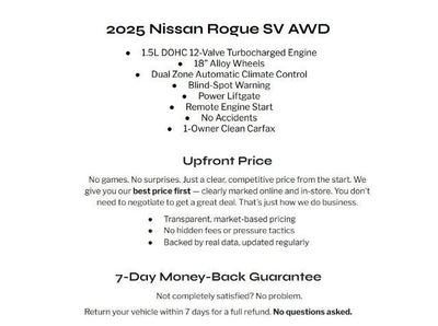 2025 Nissan Rogue AWD SV