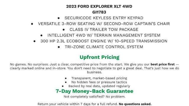 2023 Ford Explorer XLT