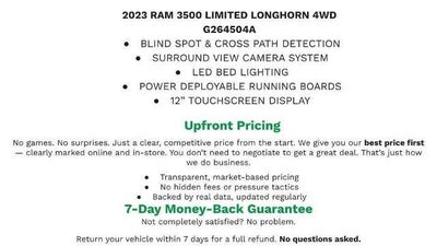 2023 RAM 3500 Limited Longhorn Mega Cab 4x4 6'4" Box