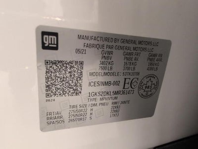 2021 GMC Yukon 4WD 4dr Denali