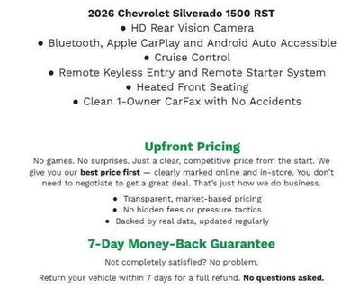 2026 Chevrolet Silverado 1500 4WD Crew Cab 147 RST