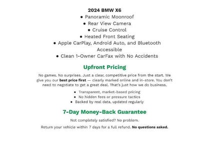 2024 BMW X6 xDrive40i Sports Activity Coupe
