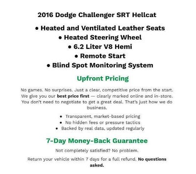 2016 Dodge Challenger SRT Hellcat