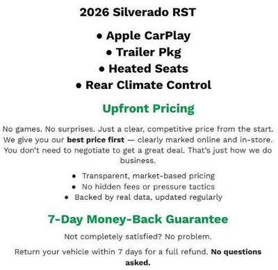 2026 Chevrolet Silverado 1500 RST