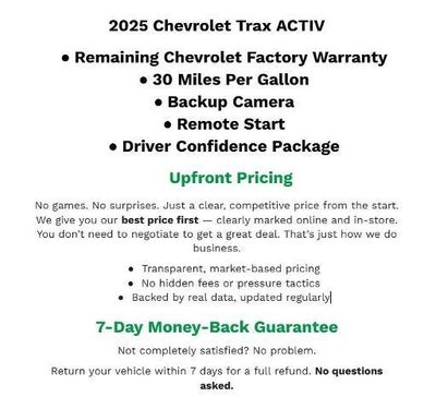 2025 Chevrolet Trax ACTIV