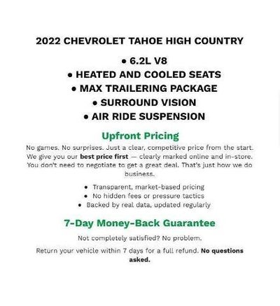 2022 Chevrolet Tahoe 4WD 4dr High Country