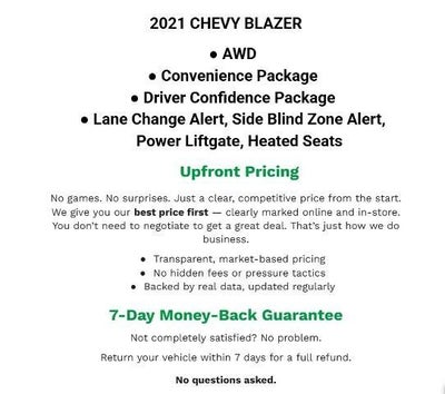 2021 Chevrolet Blazer AWD 4dr LT w/2LT