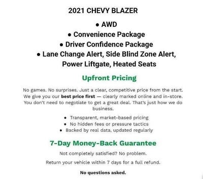 2021 Chevrolet Blazer AWD 4dr LT w/2LT