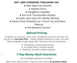 2017 Jeep Cherokee Trailhawk 4x4
