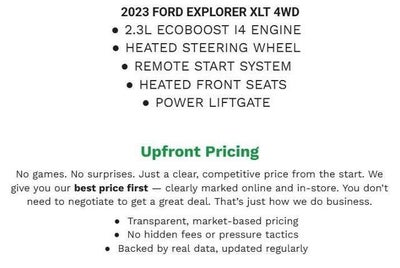 2023 Ford Explorer XLT 4WD