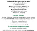 2026 Chevrolet Tahoe 4WD 4dr High Country
