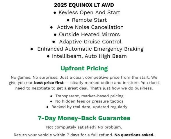 2025 Chevrolet Equinox AWD 4dr LT w/2LT