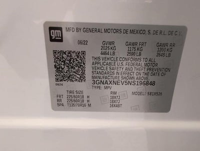 2022 Chevrolet Equinox Premier