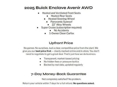 2025 Buick Enclave Avenir