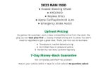 2023 RAM 1500 Laramie 4x4 Crew Cab 5'7 Box