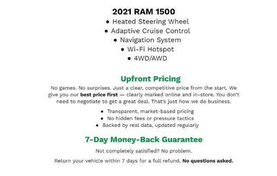 2021 RAM 1500 Laramie 4x4 Crew Cab 5'7 Box
