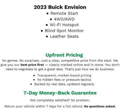 2023 Buick Envision AWD 4dr Essence