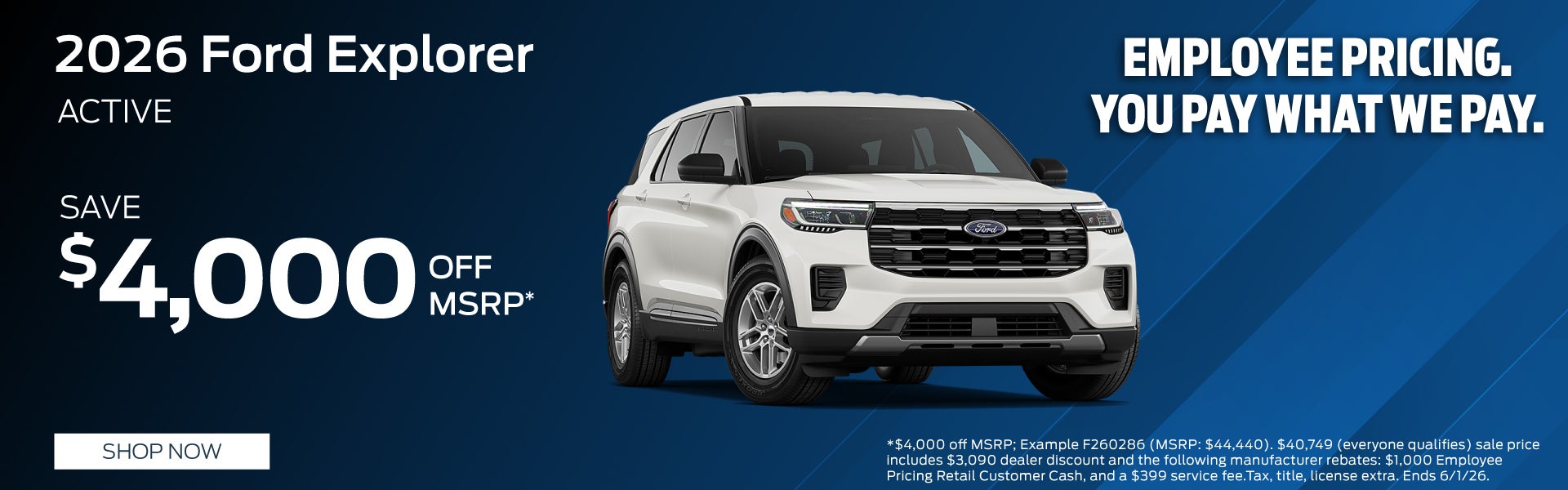 2026 Ford explorer