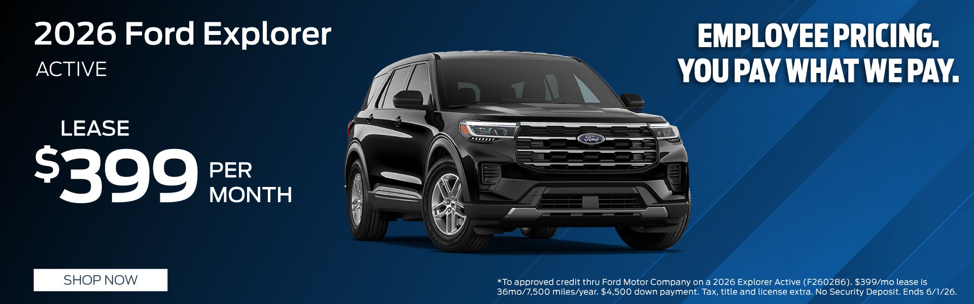 2026 Ford explorer