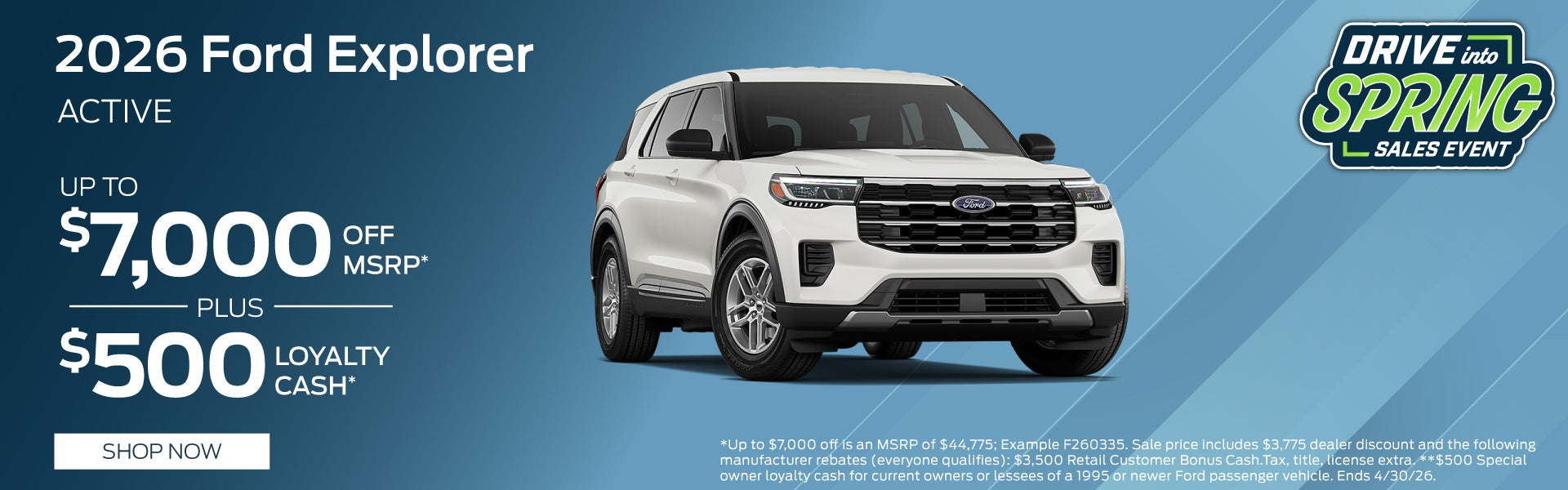 2026 Ford explorer