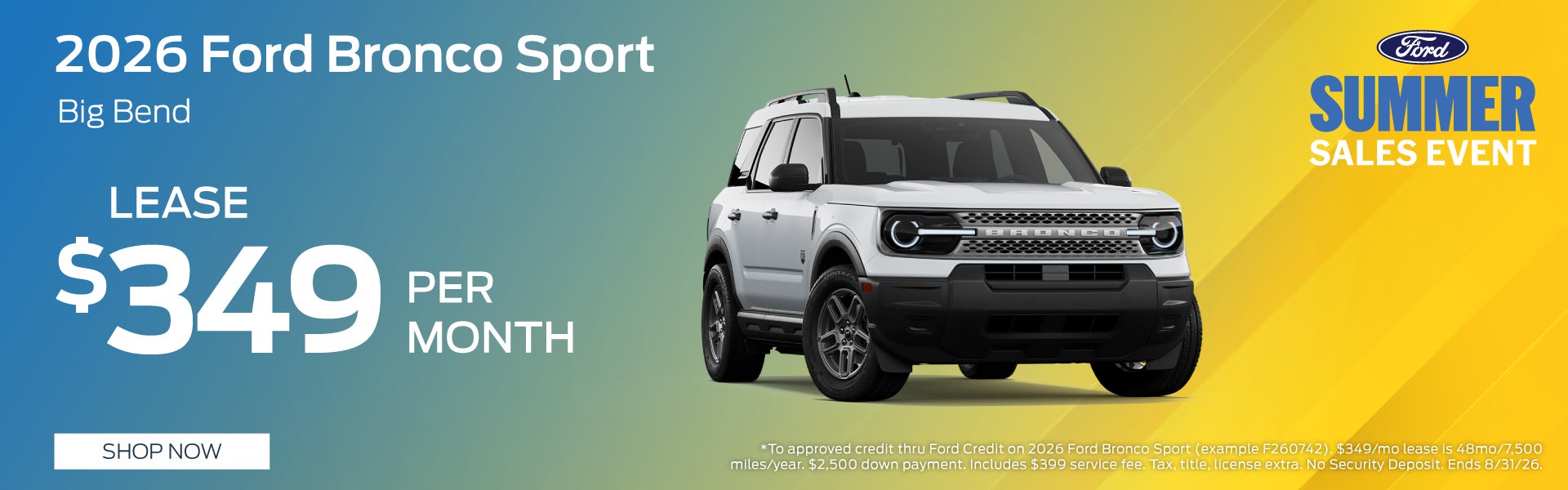 2025 Ford Bronco Sport