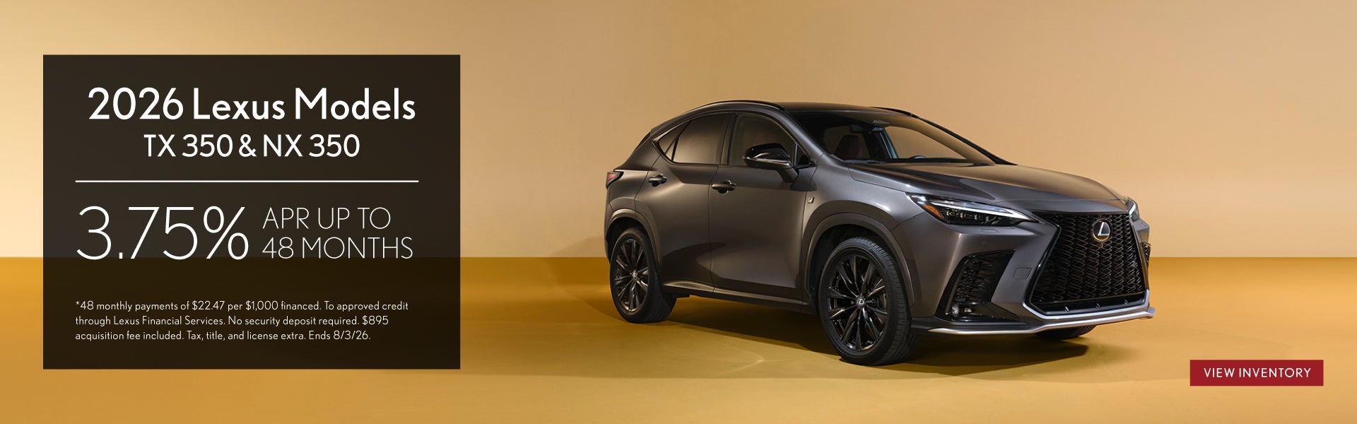 2026 Lexus TX 350