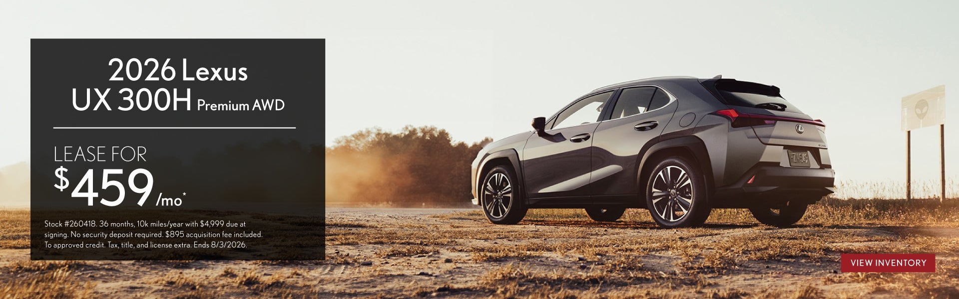 2026 Lexus UX 350H