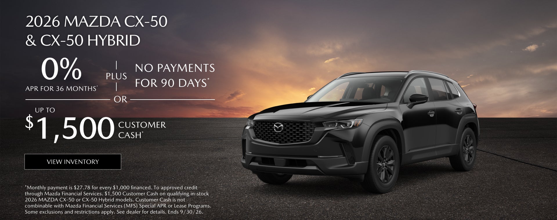 2026 Mazda CX-50 & CX-50 Hybrid