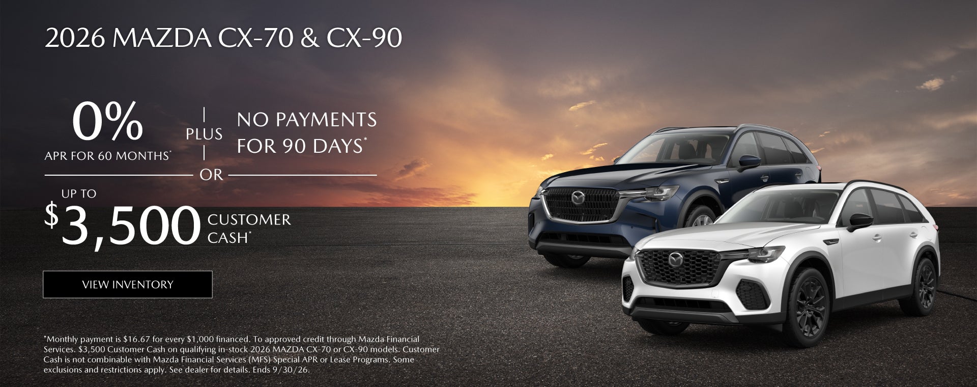 2026 Mazda CX-90 & CX-70