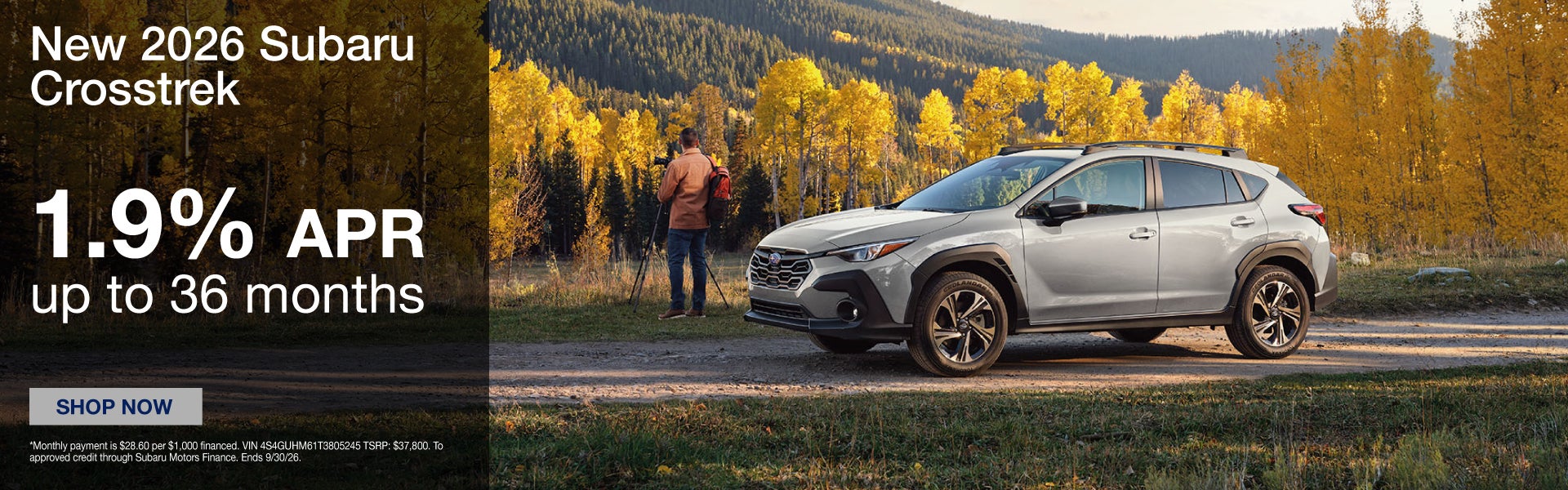 New 2026 Subaru Crosstrek